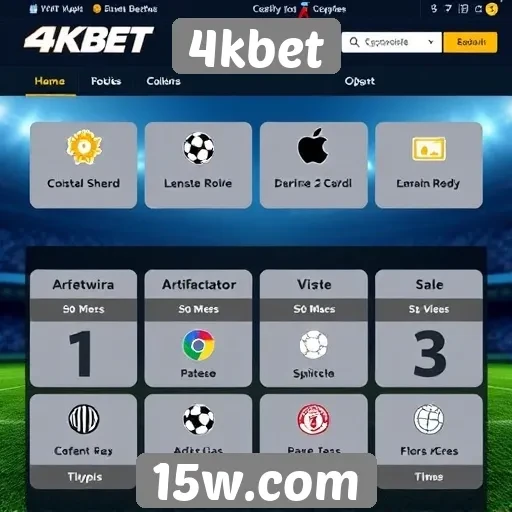 Recursos e funcionalidades do site 4kbet