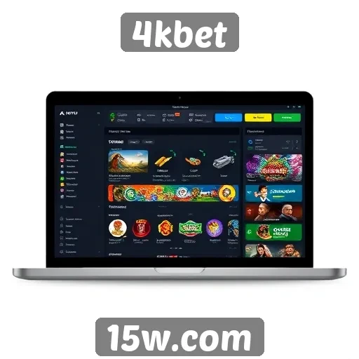 Plataforma 4kbet se destaca pela interface amigável